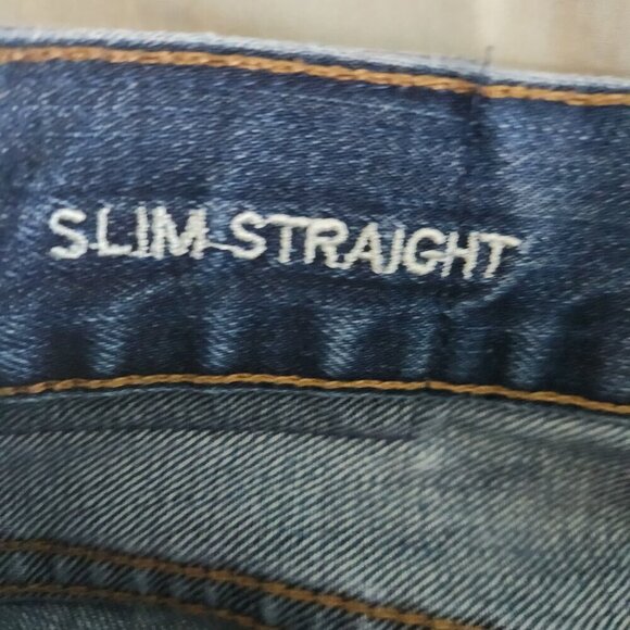 Bluenotes Brodie Jeans Men's 38 x 30 Slim Straight Fit Mid Rise Denim Jeans - Picture 7 of 10